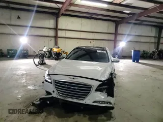 2017 Genesis G80 3.8L with VIN KMHGN4JE2HU203571, listed as a Copart auction lot 72741264 with 83,735 mi miles and Salvage Title. Bid and sale history available at carsss.com. Image 10.