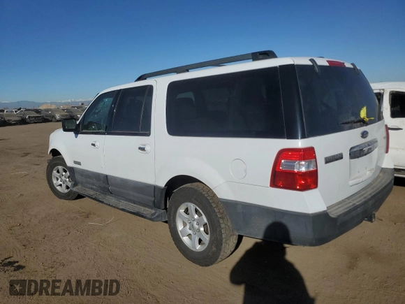 2007 Ford Expedition Max XLT with VIN 1FMFK16567LA36096, listed as a Copart auction lot 88720615 with 439,642 mi miles and Salvage title. Bid and sale history available at DreamBid. Image 2.