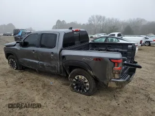 2024 Nissan Frontier Pro-4X with VIN 1N6ED1EK5RN627574, listed as a Copart auction lot 43977725 with 12,019 mi miles and Salvage title. Bid and sale history available at DreamBid. Image 2.