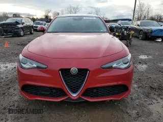 2018 Alfa Romeo Giulia with VIN ZARFAEDN3J7567151, listed as a Copart auction lot 85385364 with Not provided miles and Salvage title. Bid and sale history available at DreamBid. Image 5.