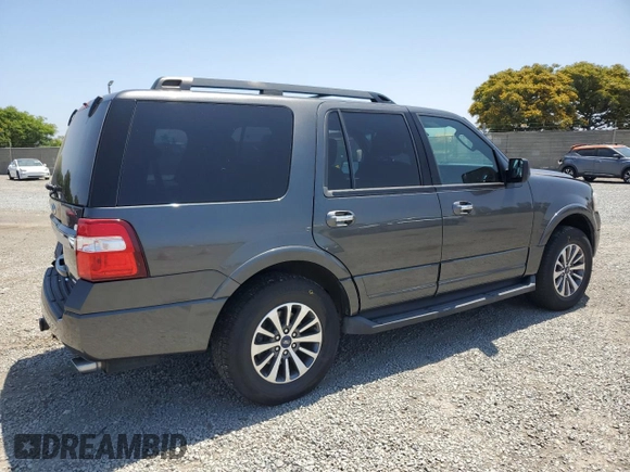2017 Ford Expedition XLT with VIN 1FMJU1HT1HEA66676, listed as a Copart auction lot 61862135 with 115,085 mi miles and Salvage title. Bid and sale history available at DreamBid. Image 3.