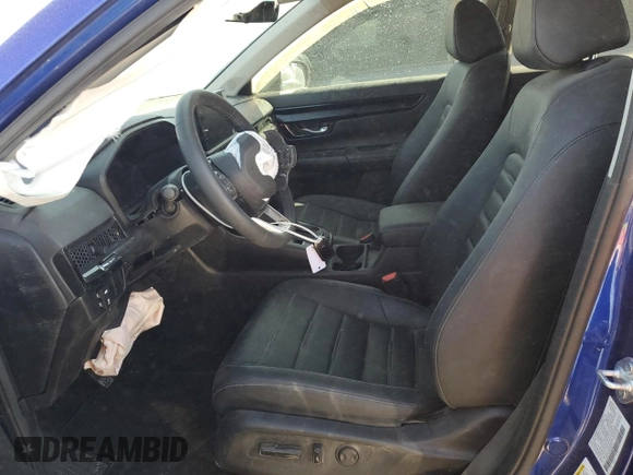 2024 Honda CR-V EX-L with VIN 7FARS3H75RE002348, listed as a Copart auction lot 49587955 with 13,081 mi miles and Salvage Title. Bid and sale history available at DreamBid. Image 7.