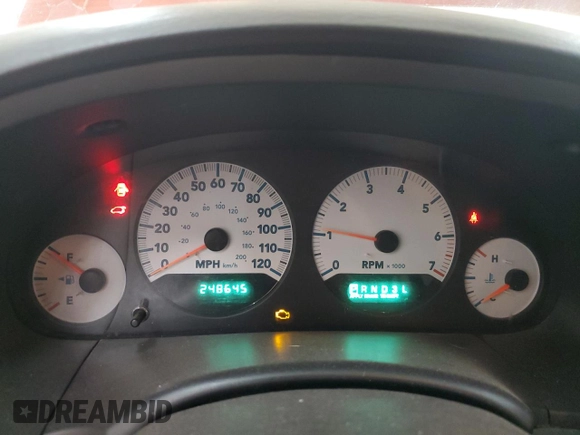 2007 Dodge Grand Caravan SE z VIN 1D4GP24R97B187092, wystawiony jako Copart lot #55498385 z przebiegiem 248 645 mil mil oraz Szkoda całkowita • Salvage title. Historia ofert i sprzedaży dostępna na DreamBid. Obrazek 9.