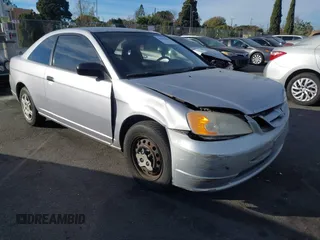 2002 Honda Civic z VIN 1HGEM21292L042403, wystawiony jako IAAI lot #41253054 z przebiegiem 95 053 mil mil oraz . Historia ofert i sprzedaży dostępna na DreamBid. Obrazek 1.