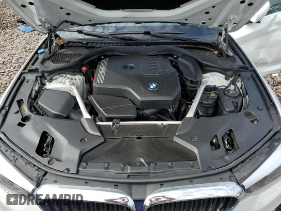 2020 BMW 5 Series 530i xDrive z VIN WBAJR7C03LCE58567, wystawiony jako Copart lot #52381325 z przebiegiem 27 309 mil mil oraz Szkoda całkowita • Salvage title. Historia ofert i sprzedaży dostępna na DreamBid. Obrazek 13.
