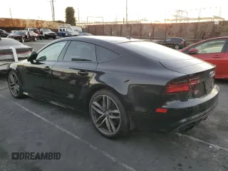 2016 Audi S7 with VIN WAUW2AFC3GN052907, listed as a Copart auction lot 85588564 with 53,958 mi miles and Salvage Title. Bid and sale history available at carsss.com. Image 2.