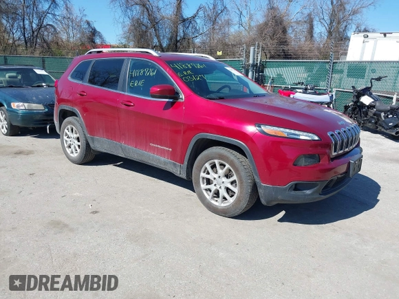 2015 Jeep Cherokee Latitude with VIN 1C4PJMCB6FW714656, listed as a IAAI auction lot 41887261 with 131,600 mi miles and . Bid and sale history available at carsss.com. Image 1.