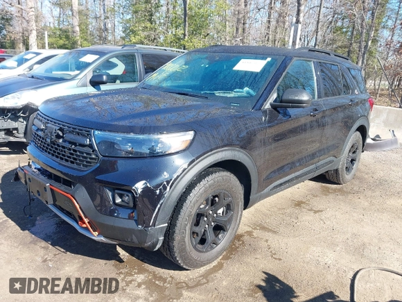2022 Ford Explorer Timberline z VIN 1FMSK8JH4NGB90417, wystawiony jako IAAI lot #41887072 z przebiegiem 38 355 mil mil oraz . Historia ofert i sprzedaży dostępna na DreamBid. Obrazek 17.