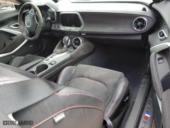2022 Chevrolet Camaro ZL1 with VIN 1G1FK1R68N0107153, listed as a Copart auction lot 85480774 with 0 mi miles and Salvage Title. Bid and sale history available at carsss.com. Image 8.