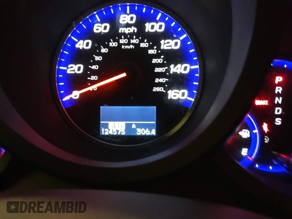 2008 Acura RDX with VIN 5J8TB18208A020341, listed as a IAAI auction lot 41525576 with 124,575 mi miles. Bid and sale history available at carsss.com. Image 7.
