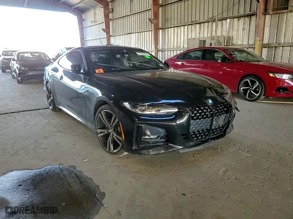 2022 BMW 4 Series 430i with VIN WBA53AP00NCJ31585, listed as a Copart auction lot 87283084 with 32,464 mi miles and Salvage Title. Bid and sale history available at carsss.com. Image 10.
