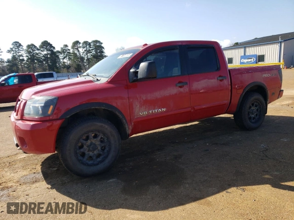 2011 Nissan Titan SL with VIN 1N6BA0EC3BN324507, listed as a Copart auction lot 44432595 with 188,346 mi miles and Salvage Title. Bid and sale history available at carsss.com. Image 1.