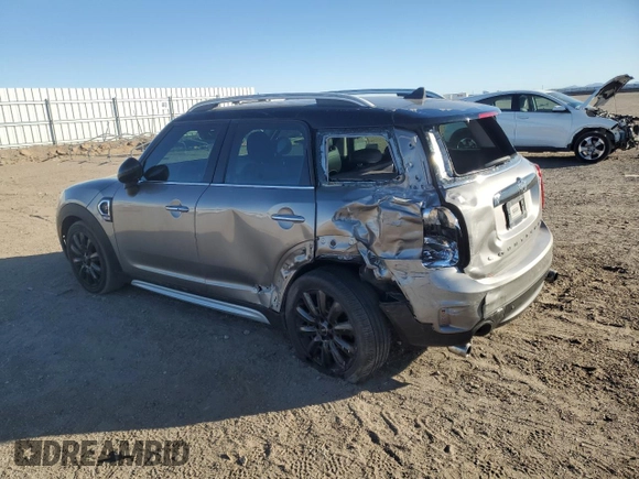 2019 MINI Countryman Cooper S with VIN WMZYT3C54K3E97691, listed as a Copart auction lot 88588295 with 55,560 mi miles and Salvage title. Bid and sale history available at DreamBid. Image 2.