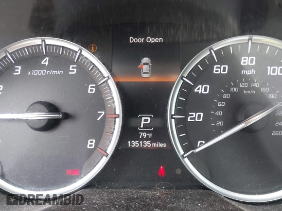 2015 Acura TLX V6 Tech with VIN 19UUB2F51FA006484, listed as a IAAI auction lot 41842538 with 135,135 mi miles. Bid and sale history available at carsss.com. Image 7.