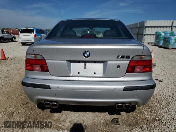 2000 BMW M5 z VIN WBSDE9342YBZ96884, wystawiony jako Copart lot #81061134 z przebiegiem 144 475 mil mil oraz Nie do naprawy • Non repairable. Historia ofert i sprzedaży dostępna na DreamBid. Obrazek 6.