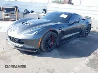 2017 Chevrolet Corvette Z06 3LZ with VIN 1G1YU2D65H5603471, listed as a IAAI auction lot 41610257 with 61,194 mi miles. Bid and sale history available at carsss.com. Image 2.
