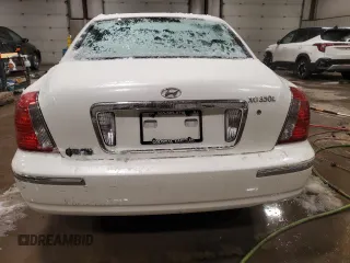 2005 Hyundai XG with VIN KMHFU45E45A405107, listed as a Copart auction lot 88867345 with 54,959 mi miles and Salvage Title. Bid and sale history available at carsss.com. Image 6.