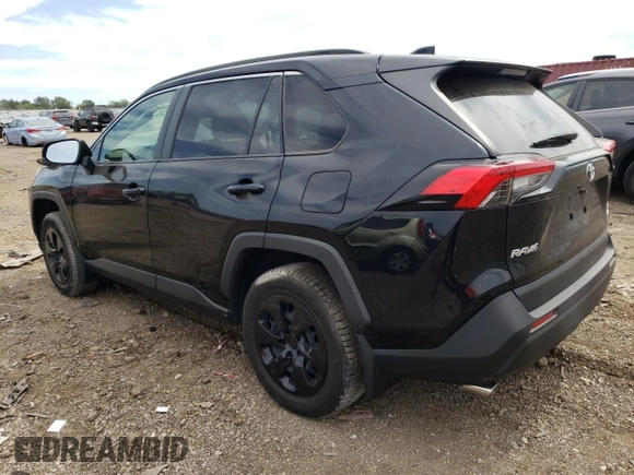 2019 Toyota RAV4 LE with VIN JTMF1RFV7KJ001139, listed as a Copart auction lot 66197193 with 55,811 mi miles and Salvage title. Bid and sale history available at DreamBid. Image 2.