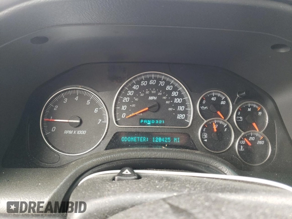 2004 GMC Envoy SLT with VIN 1GKDT13S942279670, listed as a Copart auction lot 73527974 with 120,425 mi miles and Salvage Title. Bid and sale history available at DreamBid. Image 9.