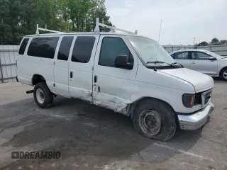 2005 Ford Econoline Passenger XL z VIN 1FBSS31P15HA82110, wystawiony jako Copart lot #52785675 z przebiegiem 158 908 mil mil oraz Szkoda całkowita • Salvage title. Historia ofert i sprzedaży dostępna na DreamBid. Obrazek 4.