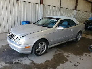 2002 Mercedes-Benz CLK 320/430 with VIN WDBLK70G92T123342, listed as a Copart auction lot 55802905 with 93,991 mi miles and Salvage Title. Bid and sale history available at DreamBid. Image 1.