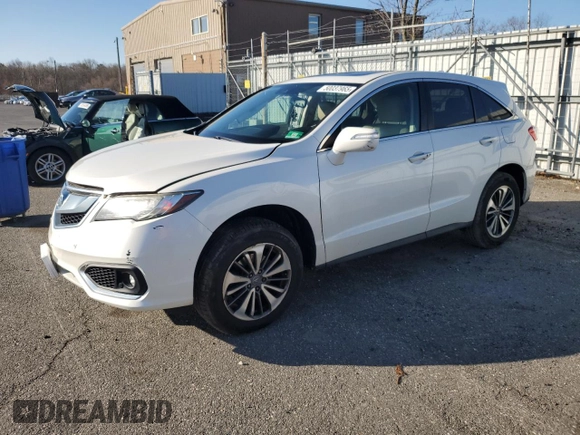 2017 Acura RDX w/Advance Pkg with VIN 5J8TB4H74HL006640, listed as a Copart auction lot 50037965 with 72,928 mi miles and Salvage Title. Bid and sale history available at carsss.com. Image 1.