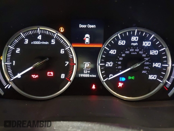 2014 Acura MDX Tech Pkg with VIN 5FRYD4H46EB048809, listed as a IAAI auction lot 41573811 with 199,888 mi miles. Bid and sale history available at carsss.com. Image 15.