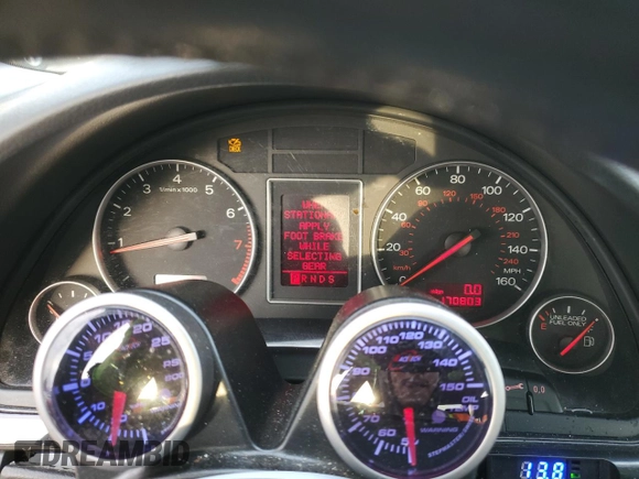 2003 Audi A4 1.8T with VIN WAULC68E03A292218, listed as a Copart auction lot 45030785 with 170,803 mi miles and Salvage Title. Bid and sale history available at carsss.com. Image 9.
