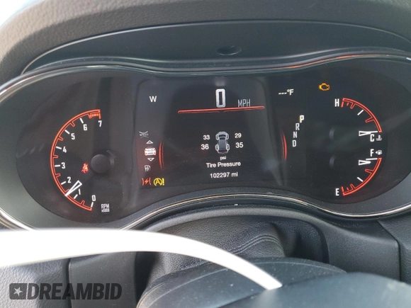 2018 Dodge Durango GT with VIN 1C4RDJDG3JC409344, listed as a Copart auction lot 56226295 with 102,297 mi miles and Salvage title. Bid and sale history available at DreamBid. Image 9.