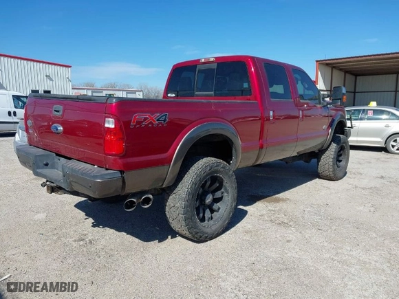 2015 Ford Super Duty F-250 SRW Lariat with VIN 1FT7W2BTXFED39893, listed as a IAAI auction lot 41620936 with 153,814 mi miles. Bid and sale history available at carsss.com. Image 4.