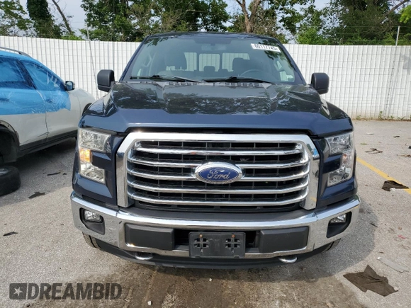2016 Ford F-150 XLT with VIN 1FTEW1EP6GKF98531, listed as a Copart auction lot 60117745 with 115,517 mi miles and Salvage title. Bid and sale history available at DreamBid. Image 5.