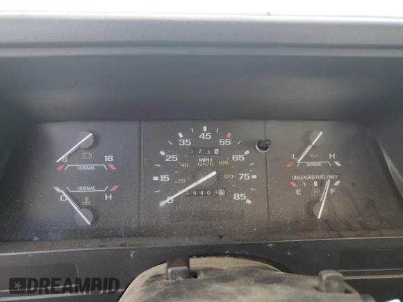1991 Ford Ranger Splash with VIN 1FTCR10A6MUB73909, listed as a Copart auction lot 76077984 with 45,403 mi miles and Salvage Title. Bid and sale history available at DreamBid. Image 9.