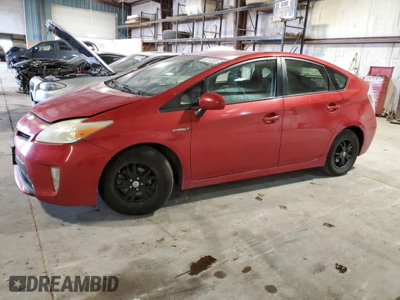 2013 Toyota Prius One with VIN JTDKN3DU9D1650809, listed as a Copart auction lot 53112825 with 251,324 mi miles and Clean Title. Bid and sale history available at carsss.com. Image 1.