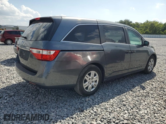 2011 Honda Odyssey LX z VIN 5FNRL5H23BB030230, wystawiony jako Copart lot #54798355 z przebiegiem 171 508 mil mil oraz Czysty tytuł • Clean title. Historia ofert i sprzedaży dostępna na DreamBid. Obrazek 3.