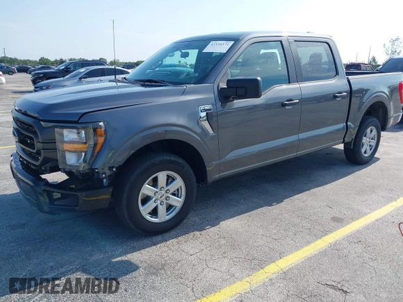 2023 Ford F-150 XL with VIN 1FTEW1C55PKD33889, listed as a IAAI auction lot 42334571 with 41,054 mi miles and . Bid and sale history available at DreamBid. Image 2.