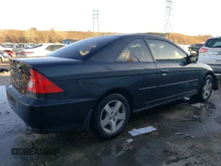 2005 Honda Civic EX with VIN 1HGEM21905L047023, listed as a Copart auction lot 43710225 with 176,419 mi miles and Salvage Title. Bid and sale history available at carsss.com. Image 3.