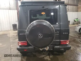 2016 Mercedes-Benz G-Class AMG G 63 with VIN WDCYC7DF3GX246022, listed as a Copart auction lot 83347694 with 0 mi miles and Salvage Title. Bid and sale history available at carsss.com. Image 6.