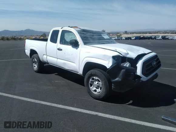 2020 Toyota Tacoma SR with VIN 5TFRX5GN1LX180442, listed as a IAAI auction lot 42090748 with 70,449 mi miles and . Bid and sale history available at DreamBid. Image 1.