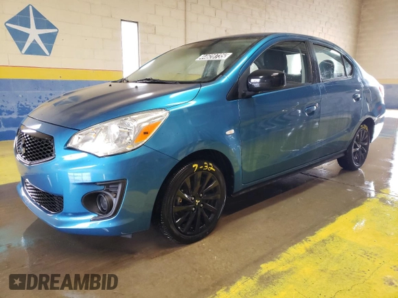 2020 Mitsubishi Mirage SE z VIN ML32F4FJ8LHF07335, wystawiony jako Copart lot #44628735 z przebiegiem 12 143 mil mil oraz Czysty tytuł • Clean title. Historia ofert i sprzedaży dostępna na DreamBid. Obrazek 1.