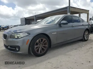 2015 BMW 5 Series 528i xDrive with VIN WBA5A7C54FD622960, listed as a Copart auction lot 51749405 with 144,283 mi miles and Salvage Title. Bid and sale history available at carsss.com. Image 1.