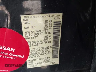 2017 Nissan Titan Platinum Reserve с VIN 1N6AA1E51HN549407, выставлен на аукционе IAAI как лот 42408520 с пробегом 150 950 миль миль и . История ставок и продаж доступна на DreamBid. Изображение 9.