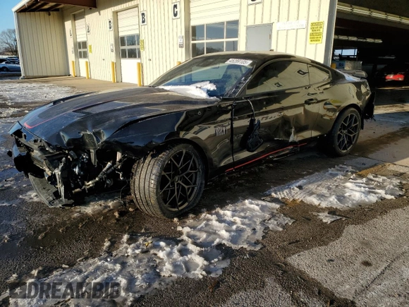 2022 Ford Mustang Mach 1 z VIN 1FA6P8R09N5552393, wystawiony jako Copart lot #45289105 z przebiegiem 5 053 mil mil oraz Szkoda całkowita • Salvage title. Historia ofert i sprzedaży dostępna na DreamBid. Obrazek 1.