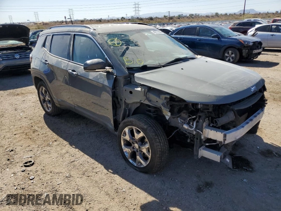 2020 Jeep Compass Limited with VIN 3C4NJDCB3LT167127, listed as a Copart auction lot 42777995 with 101,783 mi miles and Salvage Title. Bid and sale history available at carsss.com. Image 4.