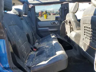 2021 Ford Bronco with VIN 1FMEE5DH6MLA74091, listed as a Copart auction lot 46137495 with 54,780 mi miles and Salvage Title. Bid and sale history available at carsss.com. Image 11.