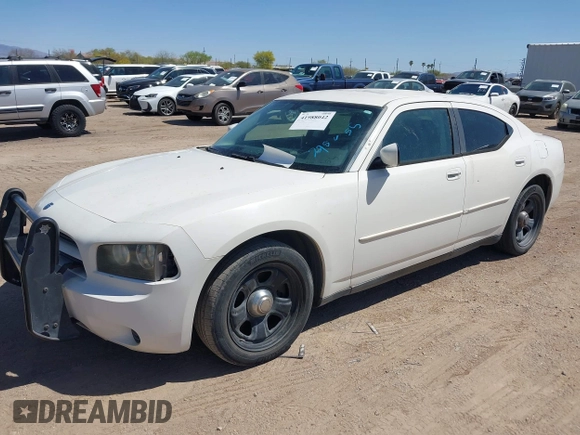 2008 Dodge Charger Police with VIN 2B3KA43H28H298655, listed as a IAAI auction lot 41988042 with 131,178 mi miles. Bid and sale history available at carsss.com. Image 17.