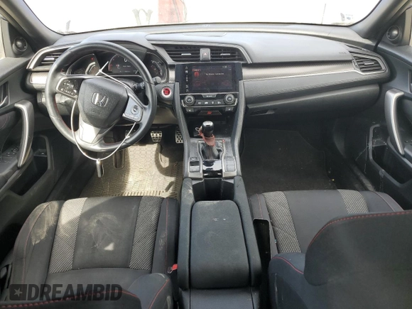 2017 Honda Civic Si with VIN 2HGFC3A55HH752606, listed as a Copart auction lot 46866185 with 118,662 mi miles and Salvage Title. Bid and sale history available at DreamBid. Image 8.