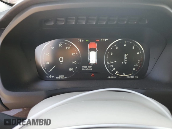 2016 Volvo XC90 T6 Momentum with VIN YV4A22PK0G1070827, listed as a Copart auction lot 56621275 with 70,575 mi miles and Salvage title. Bid and sale history available at DreamBid. Image 9.