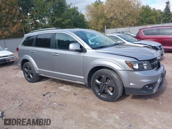 2018 Dodge Journey Crossroad with VIN 3C4PDDGG1JT430525, listed as a IAAI auction lot 40587131 with 108,564 mi miles. Bid and sale history available at carsss.com. Image 1.