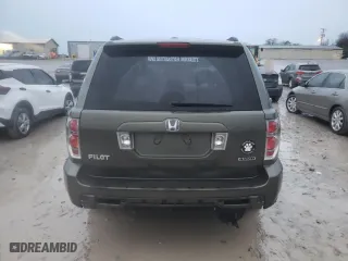 2006 Honda Pilot EX-L with VIN 5FNYF185X6B027661, listed as a Copart auction lot 85725354 with 171,748 mi miles and Salvage Title. Bid and sale history available at carsss.com. Image 6.