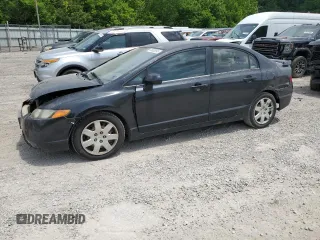 2006 Honda Civic LX with VIN 1HGFA16566L115386, listed as a Copart auction lot 60806545 with 175,410 mi miles and Salvage title. Bid and sale history available at DreamBid. Image 1.